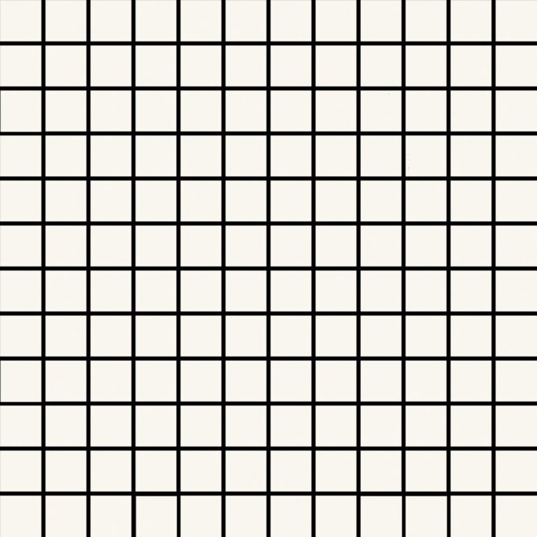 Placa decorativa Marazzi Colorplay Mosaico White 30X30 cm M4KE