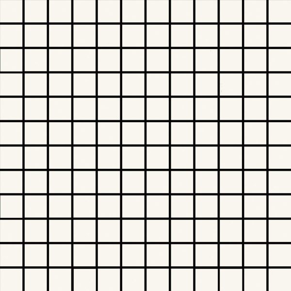 Placa decorativa Marazzi Colorplay Mosaico White 30X30 cm M4KE