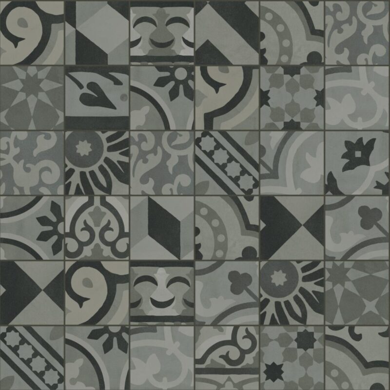 Placa decorativa Marazzi D_Segni Blend Carbone Decoro Mix 10X10 cm M61N - imagine 2