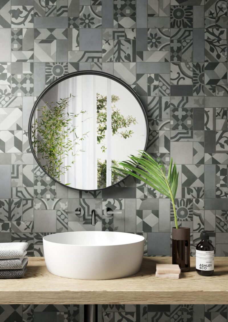 Placa decorativa Marazzi D_Segni Blend Carbone Mosaico 19X38 cm M8WM - imagine 3