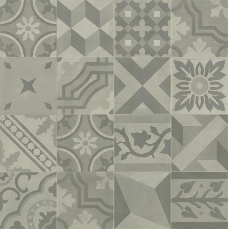 Placa decorativa Marazzi D_Segni Blend Grigio Decoro Mix 20X20 cm M60A - imagine 2