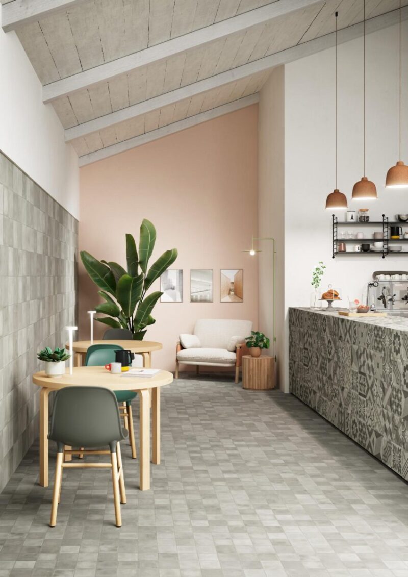 Placa decorativa Marazzi D_Segni Blend Grigio Decoro Mix 20X20 cm M60A - imagine 3