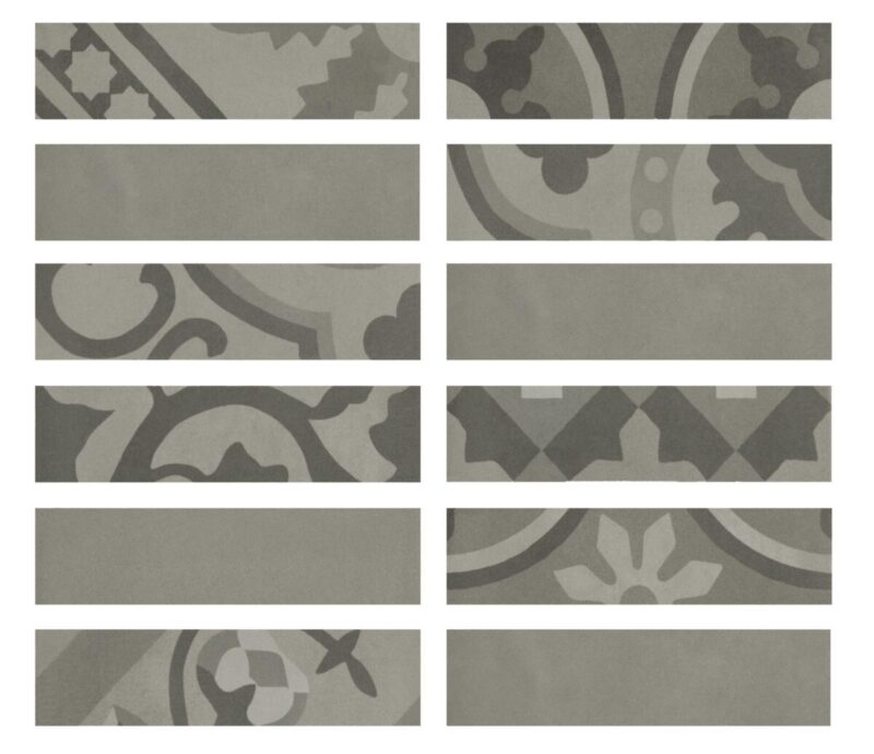 Placa decorativa Marazzi D_Segni Blend Grigio Listello 5x20 cm M8WX