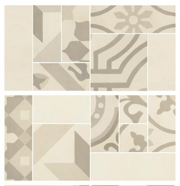 Placa decorativa Marazzi D_Segni Blend Osso Mosaico 19X38 cm M8WK