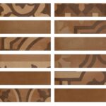 Placa decorativa Marazzi D_Segni Blend Terra Listello 5×20 cm M8X0