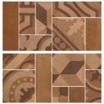 Placa decorativa Marazzi D_Segni Blend Terra Mosaico 19X38 cm M8WP