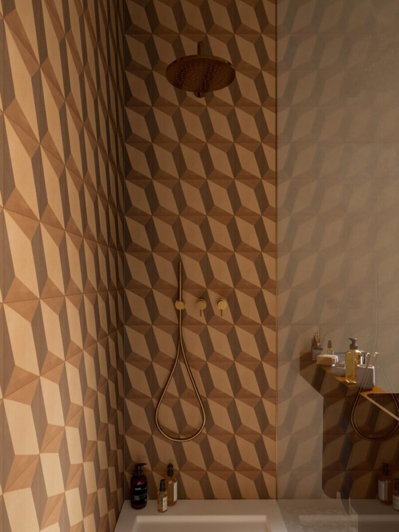 Placa decorativa Marazzi D_Segni Blend Terra Tappeto 6 20X20 cm M610 - imagine 3
