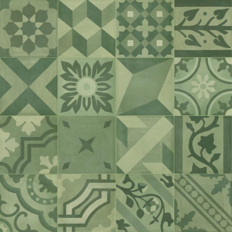 Placa decorativa Marazzi D_Segni Blend Verde Decoro Mix 20X20 cm M608