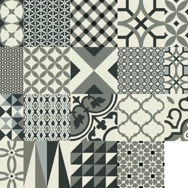 Placa decorativa Marazzi D_Segni Decoro Mix Caldi 20X20 cm M0UU
