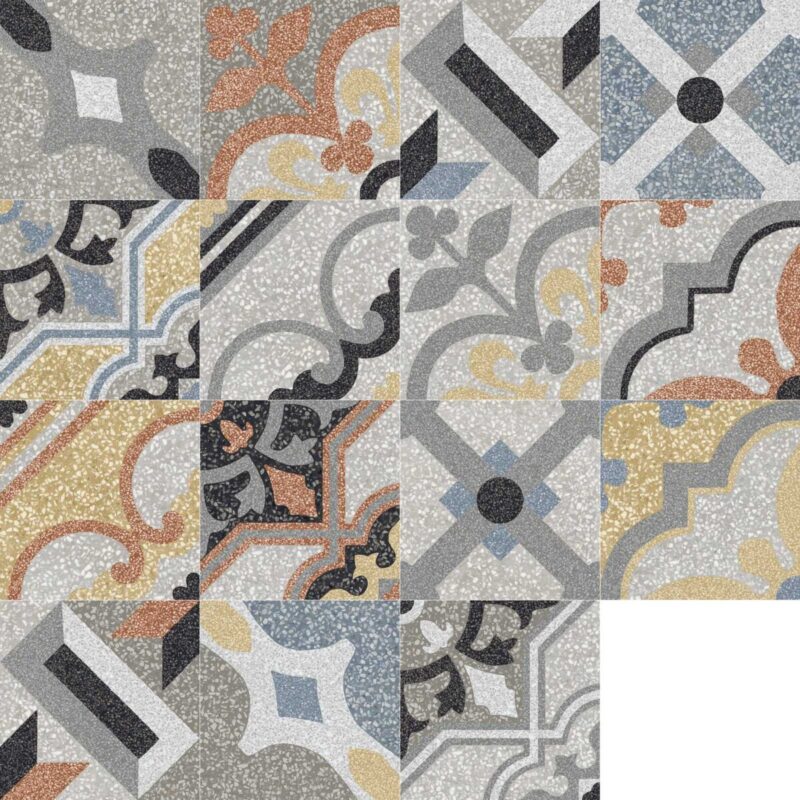Placa decorativa Marazzi D_Segni Scaglie Decoro Mix Scaglie 20X20 cm M1LJ - imagine 2