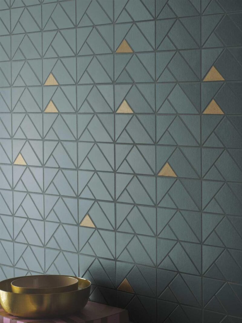 Placa decorativa Marazzi Eclettica Anthracite Mosaico Bronze 40X40 cm M3JD - imagine 3