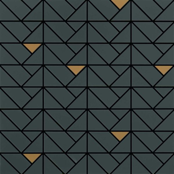Placa decorativa Marazzi Eclettica Anthracite Mosaico Bronze 40X40 cm M3JD