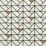 Placa decorativa Marazzi Eclettica Cream Mosaico Bronze 40X40 cm M3J8