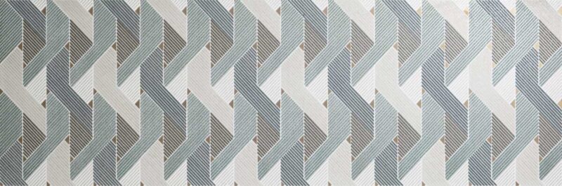 Placa decorativa Marazzi Eclettica Decoro Etoile Blue 40X120 cm M2U4 - imagine 2