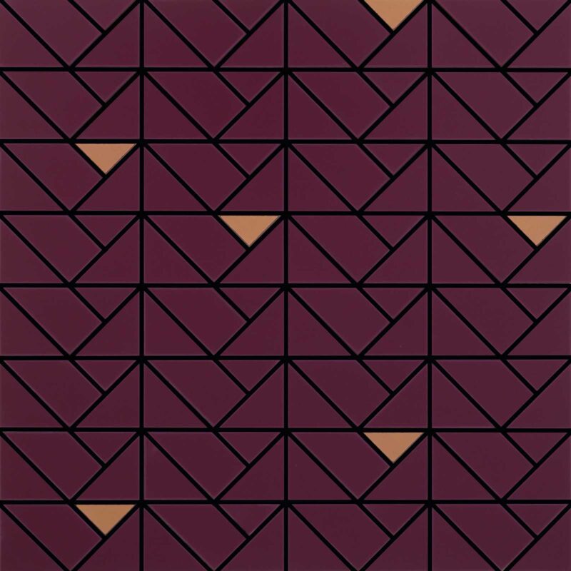 Placa decorativa Marazzi Eclettica Purple Mosaico Bronze 40X40 cm M3J4