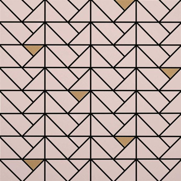 Placa decorativa Marazzi Eclettica Rose Mosaico Bronze 40X40 cm M3J2