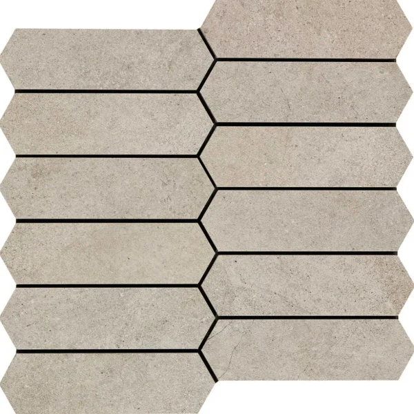 Placa decorativa bej, mozaic, Kashmir, 29x29 cm, Marazzi, MLX8