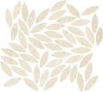 Placa decorativa Marazzi Limestone Ivory Mosaico Foglie 34.2x38 cm M8LR