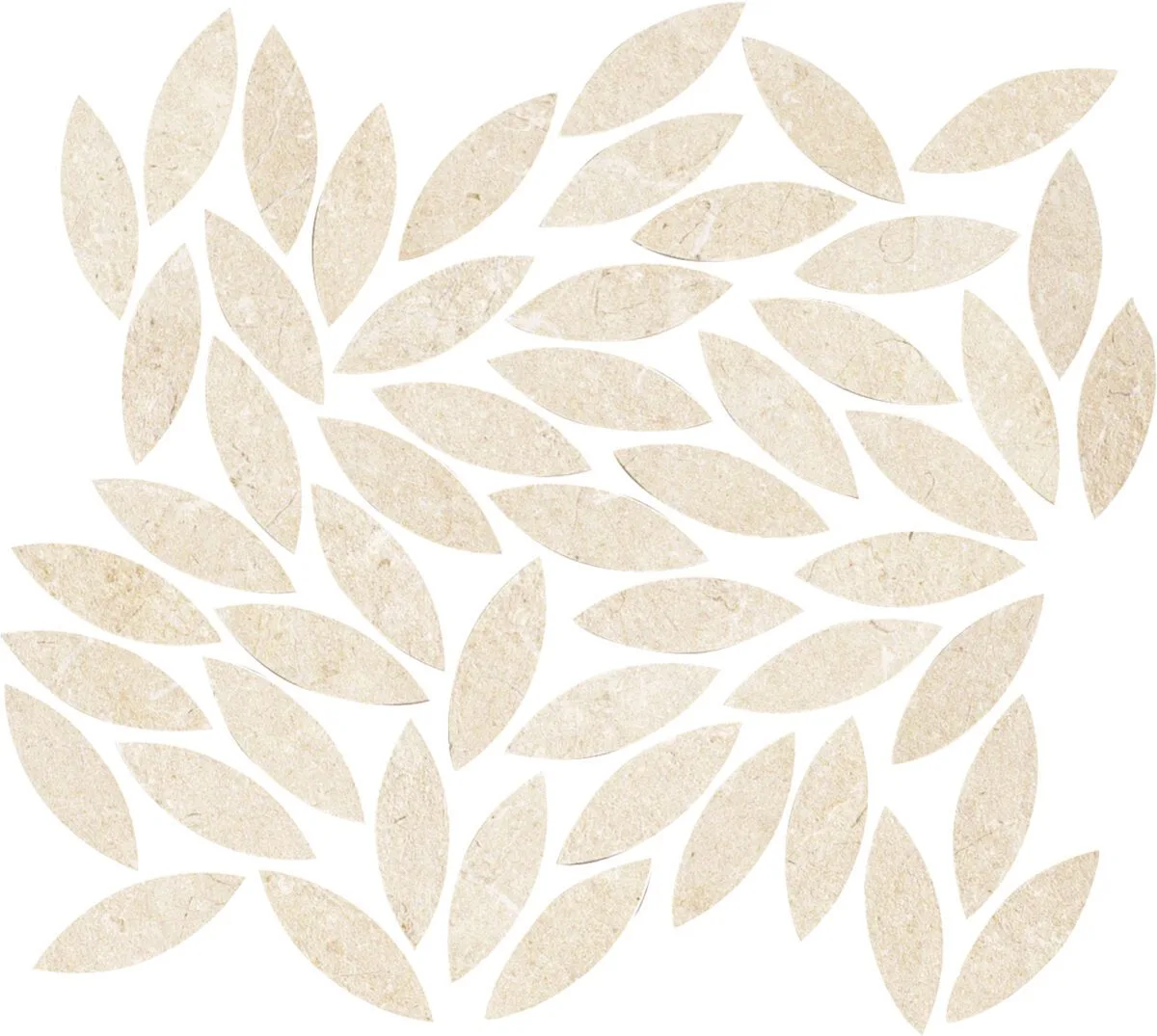 Placa decorativa ivory, mozaic, Limestone, 34.2×38 cm, Marazzi, M8LR