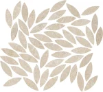 Placa decorativa Marazzi Limestone Sand Mosaico Foglie 34.2x38 cm M8LS