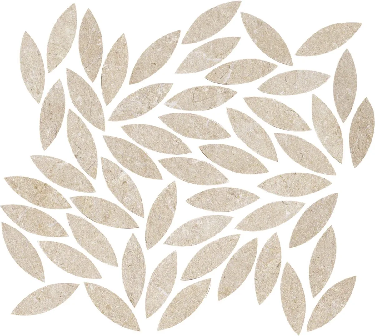 Placa decorativa bej, mozaic, Limestone, 34.2×38 cm, Marazzi, M8LS