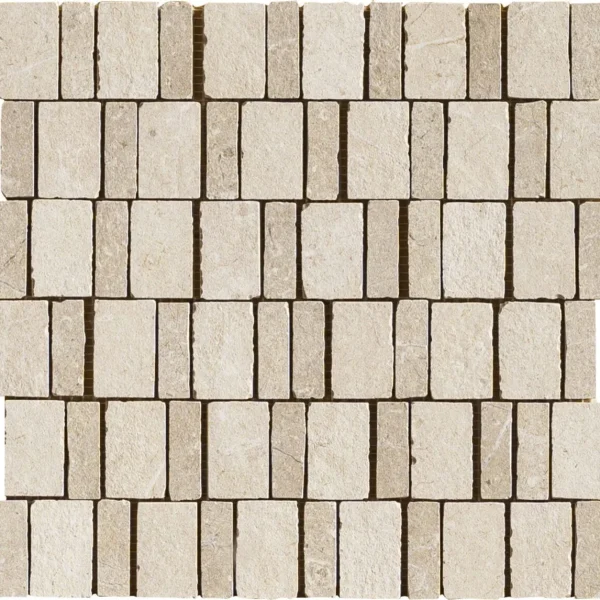 Placa decorativa Marazzi Limestone Sand Mosaico Mix 30.5X30 cm M8LN