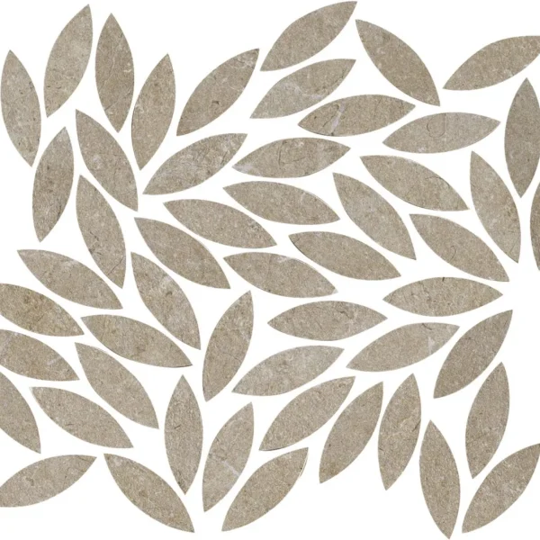 Placa decorativa taupe, mozaic, Limestone, 34.2x38 cm, Marazzi, M8LT