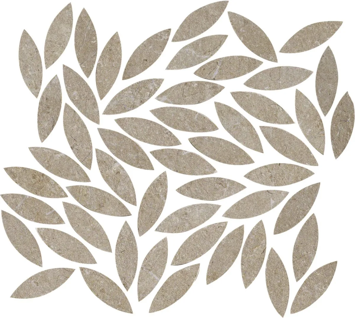 Placa decorativa taupe, mozaic, Limestone, 34.2×38 cm, Marazzi, M8LT