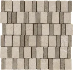 Placa decorativa Marazzi Limestone Taupe Mosaico Mix 30.5X30 cm M8LP