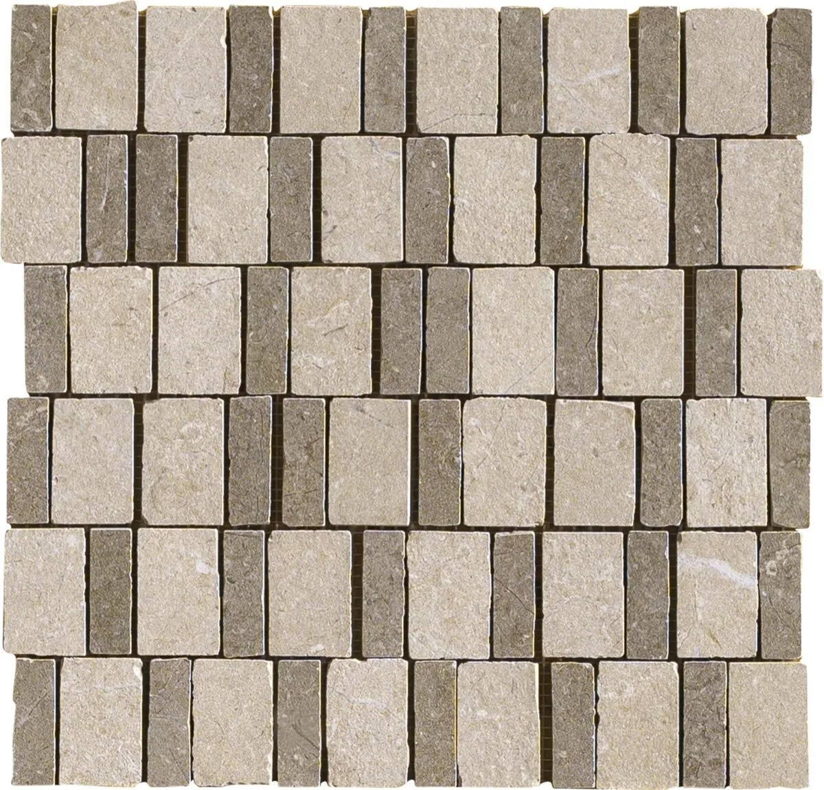 Placa decorativa taupe, mozaic, Limestone, 30.5×30 cm, Marazzi, M8LP