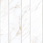 Placa decorativa Marazzi Magnifica Calacatta Gold Mosaico Strip Ins.Metallo 60X180 cm M8FN