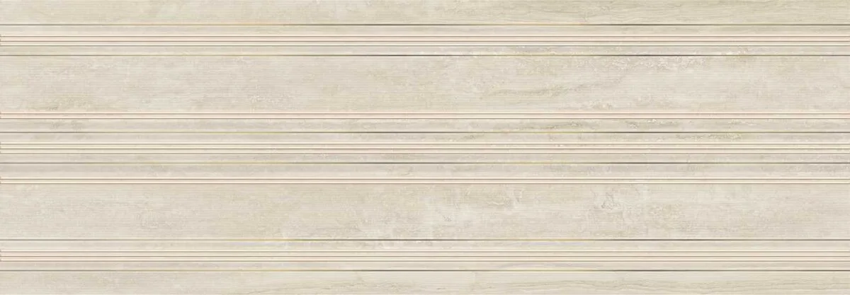Placa decorativa Marazzi Marbleplay Decoro Classic Travertino 30X90 cm Rectificata M5LK