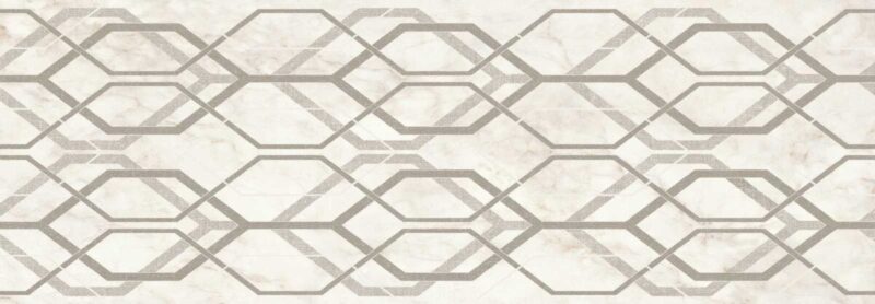 Placa decorativa Marazzi Marbleplay Decoro Net Calacatta 30X90 cm Rectificata M4Q1 - imagine 2