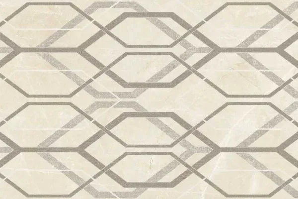 Placa decorativa Marazzi Marbleplay Decoro Net Marfil 30X90 cm Rectificata M4Q2