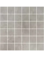 Placa decorativa gri, mozaic, Memento Silver, 30x30 cm, Marazzi, M0EJ