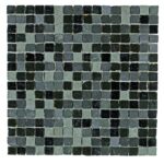 Placa decorativa Marazzi Mineral Mosaico Black Iron 30X30 cm M0MA