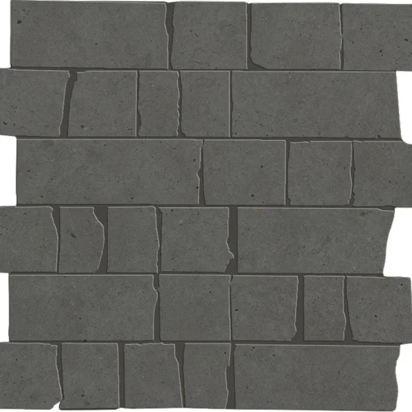 Placa decorativa Marazzi Moon Anthracite Mosaico Spaccatella 30X30 cm M8LL