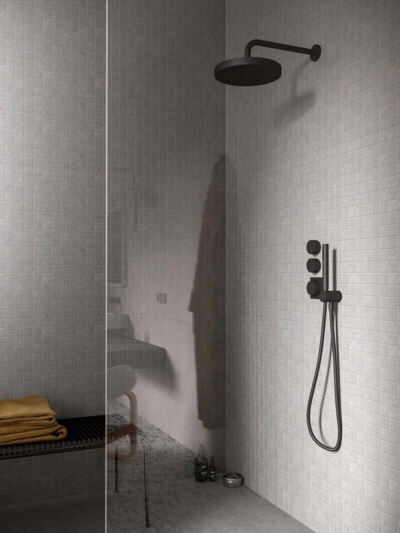 Placa decorativa Marazzi Moon Grey Mosaico Spaccatella 30X30 cm M8LK - imagine 3