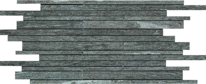 Placa decorativa Marazzi Mosaico Pietra Di Vals Strutt Antracite 30X60 cm MLWT