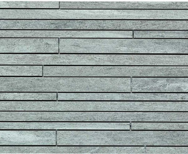 Placa decorativa greige, mozaic, Pietra Di Vals, 30x60 cm, Marazzi, MLWU