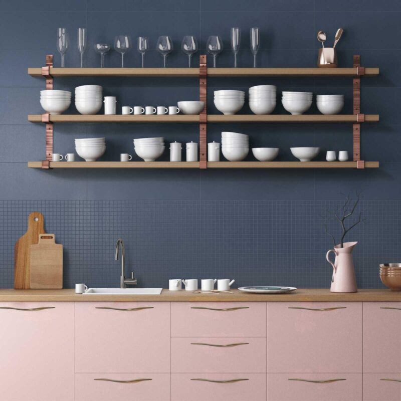 Placa decorativa Marazzi Outfit Blue Mosaico 30x30 cm M18K - imagine 3