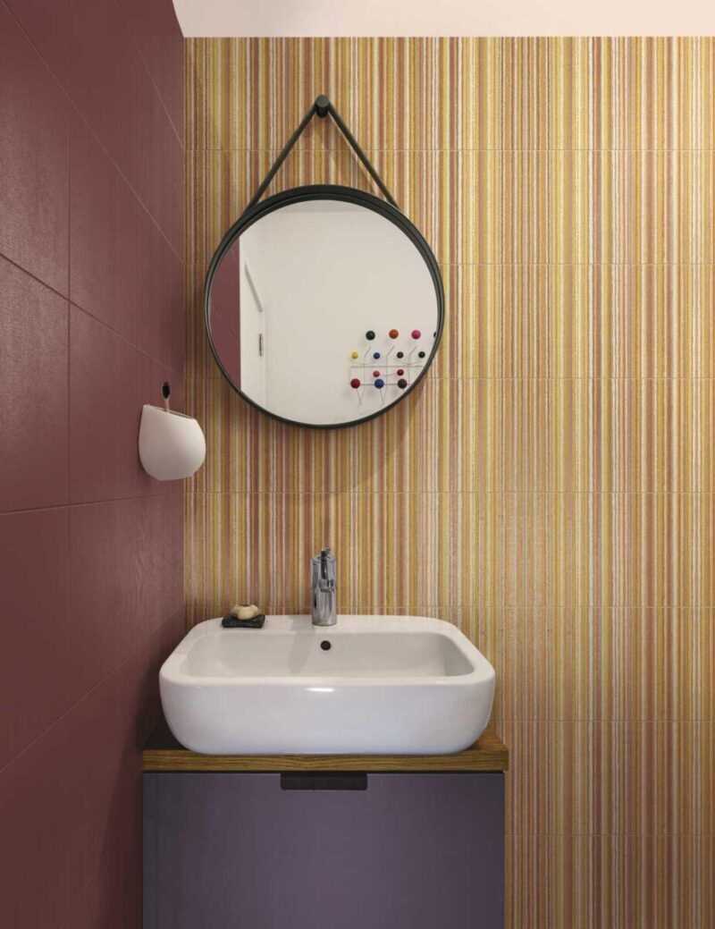 Placa decorativa Marazzi Outfit Ivory Decoro Score 25x76 cm M12P - imagine 3