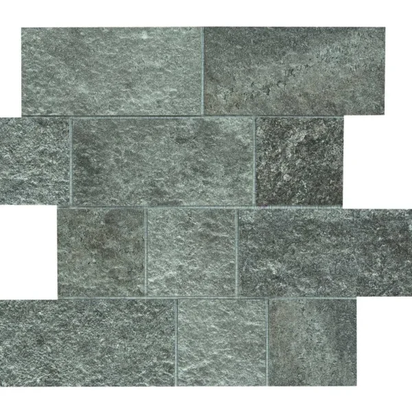 Placa decorativa Marazzi Pietra Occitana Antracite Mosaico 30x30 cm MH88