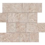 Placa decorativa Marazzi Pietra Occitana Bianco Mosaico 30×30 cm MH85