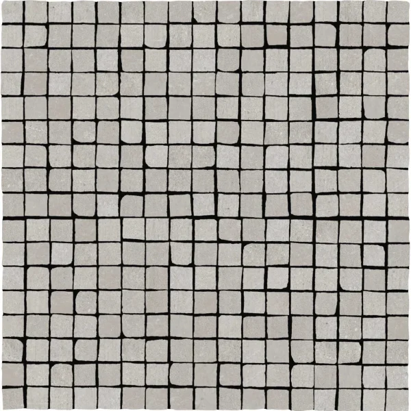 Placa decorativa Marazzi Plaster Grey Mosaico 1.5X1.5 30x30 cm MMCK