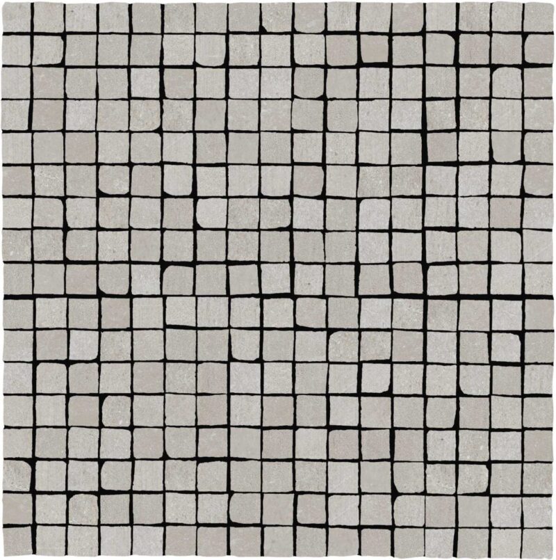 Placa decorativa Marazzi Plaster Grey Mosaico 1.5X1.5 30x30 cm MMCK