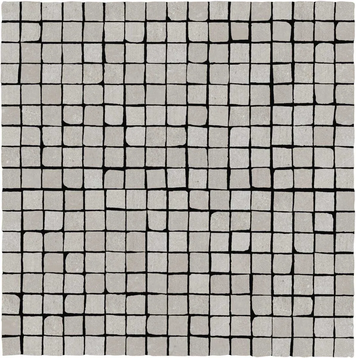 Placa decorativa gri, mozaic, Plaster, 30×30 cm, Marazzi, MMCK