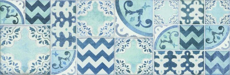 Placa decorativa Marazzi Pottery Decoro Azulejo Light 25x76 cm MMV4 - imagine 2