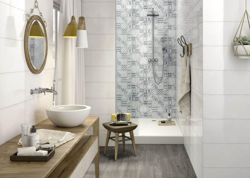 Placa decorativa Marazzi Pottery Decoro Azulejo Light 25x76 cm MMV4 - imagine 3