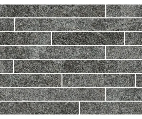 Placa decorativa Marazzi Rocking Anthracite Mosaico 22.5x55 cm M1HU
